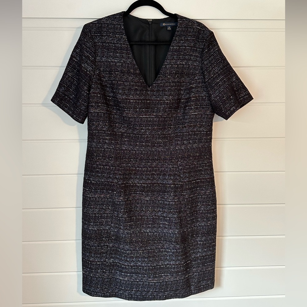 Brooks Brothers Navy Sheath Dress Size 16